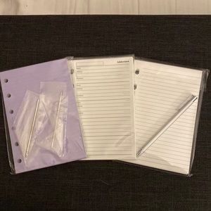 Filofax pocket inserts
